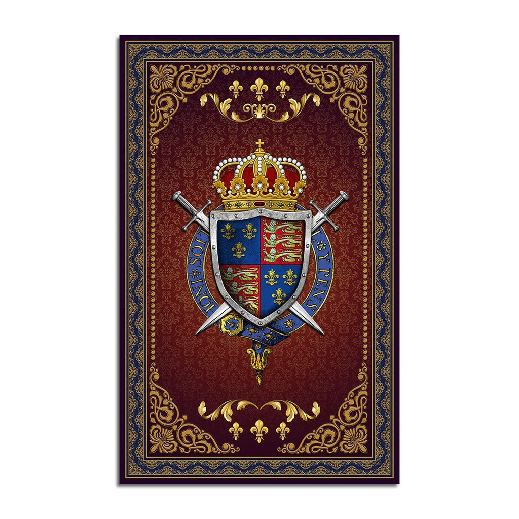 Henry V Coat Of Arms Rug - DucG