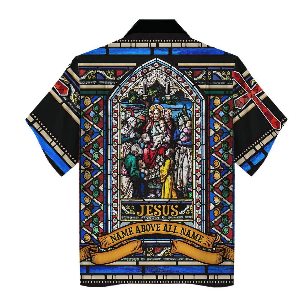 Jesus Name Above All Name Christianity Religion Hawaiian Shirt - Gearhomie.com