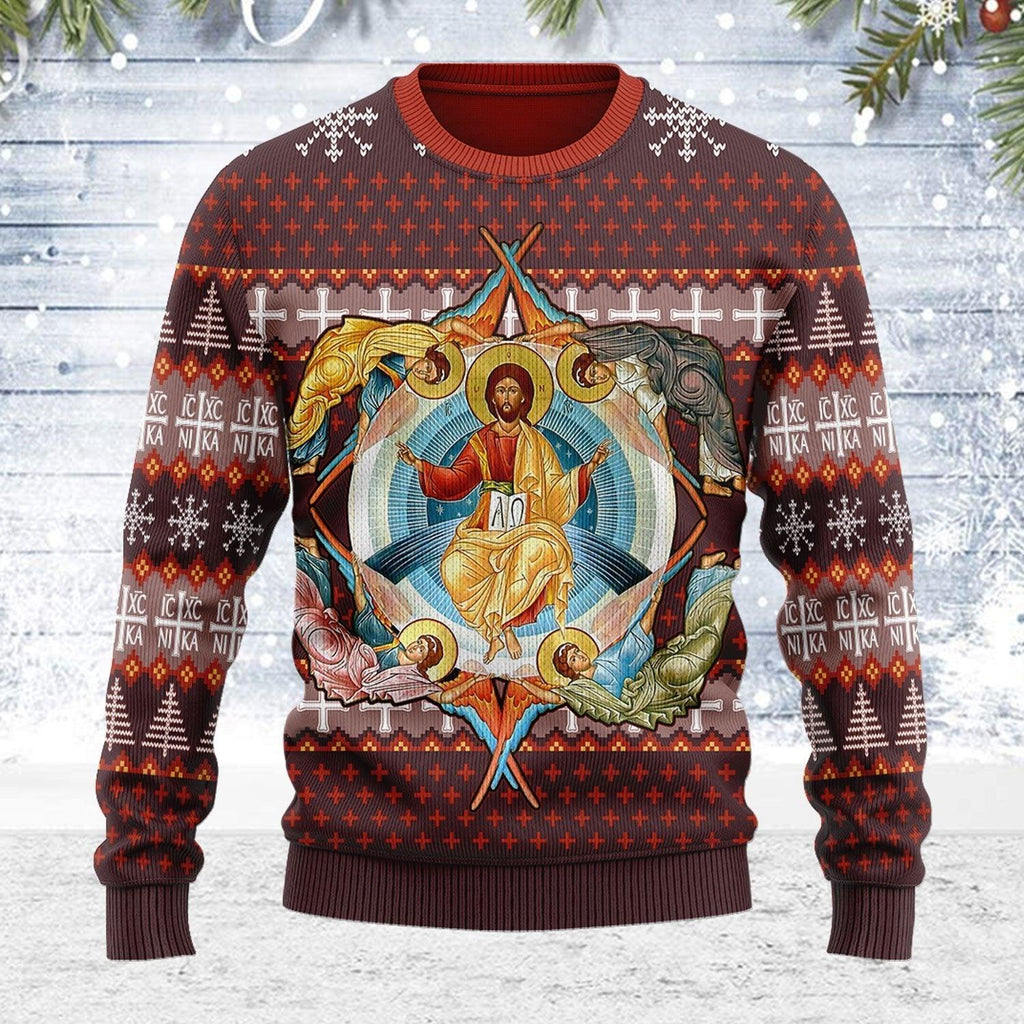 Jesus Orthodoxy Ugly Christmas Sweater - DucG