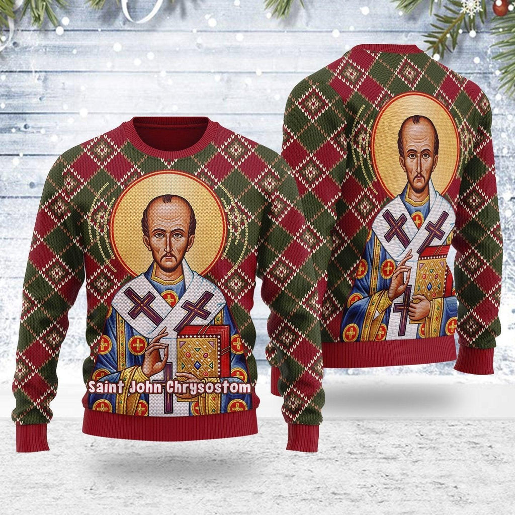 John the Apostle Ugly Christmas Sweater - DucG