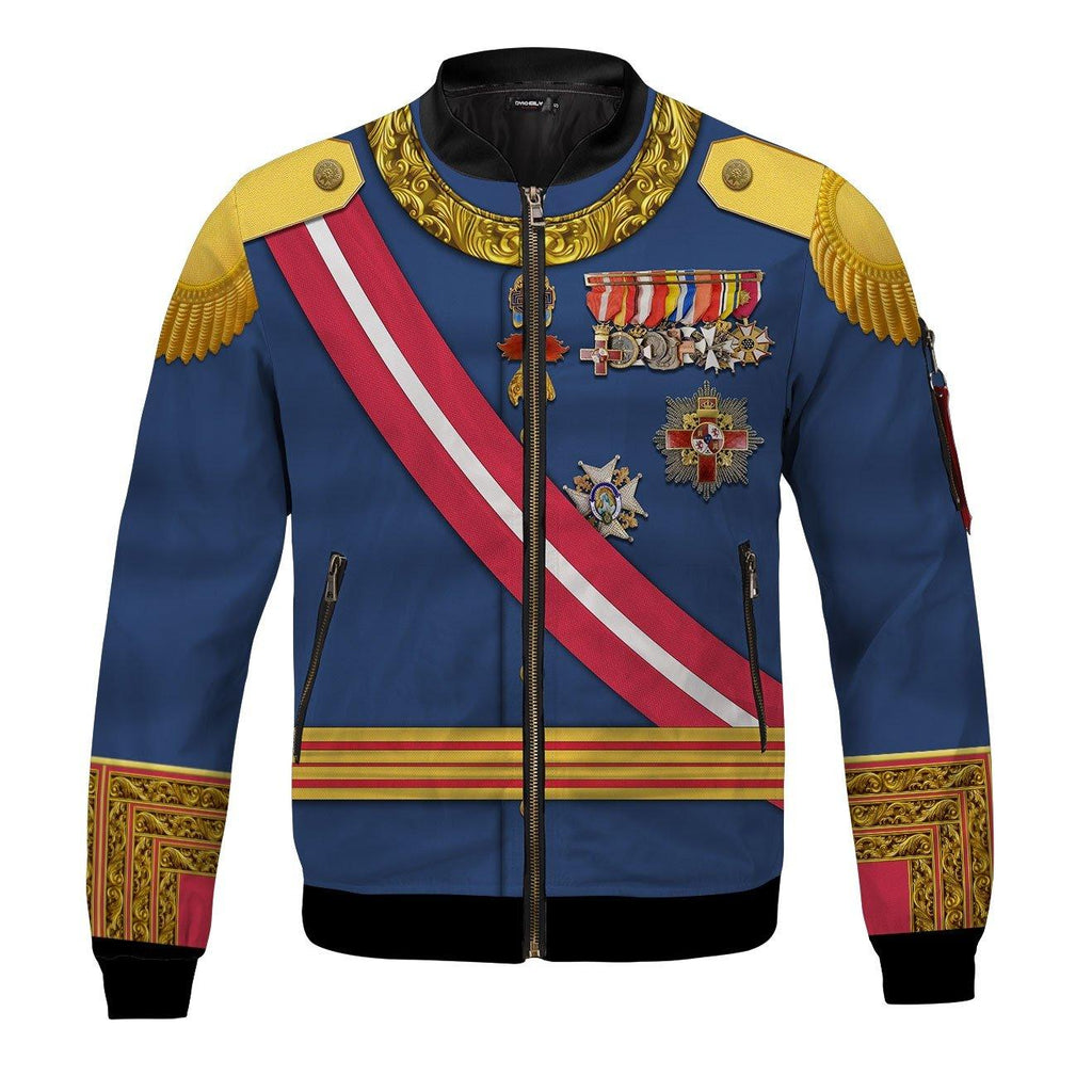 King Alfonso XIII of Spain Bomber Jacket - DucG