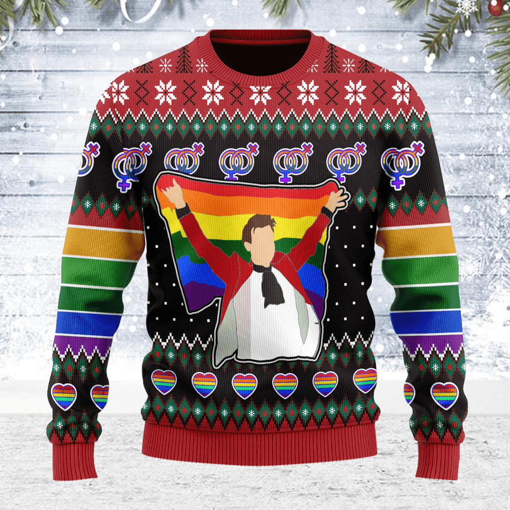 LGBT Harry Styles Ugly Christmas Sweater - DucG