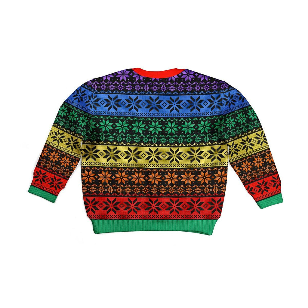 LGBT Kid Christmas Sweater - DucG