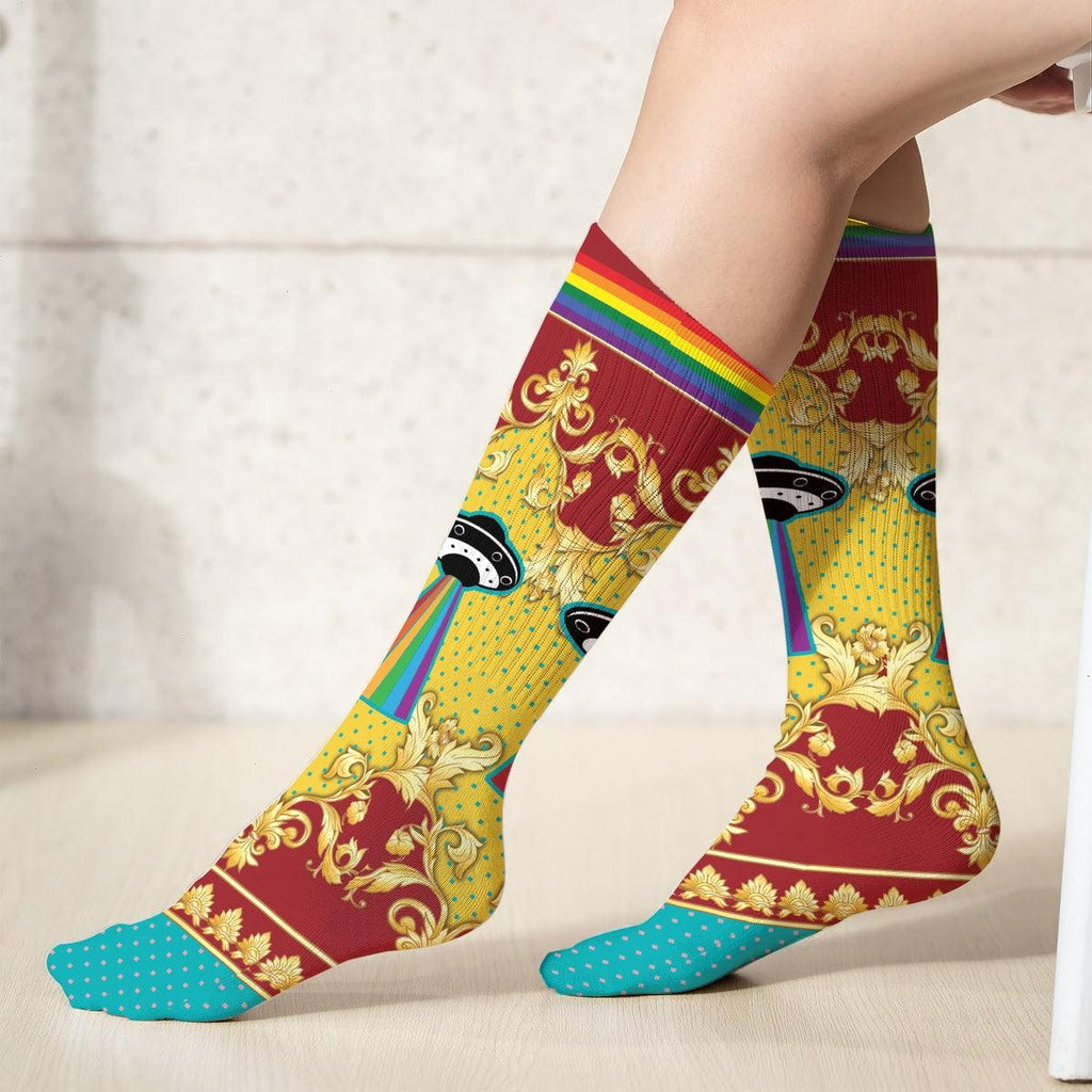 LGBT UFO Socks - DucG