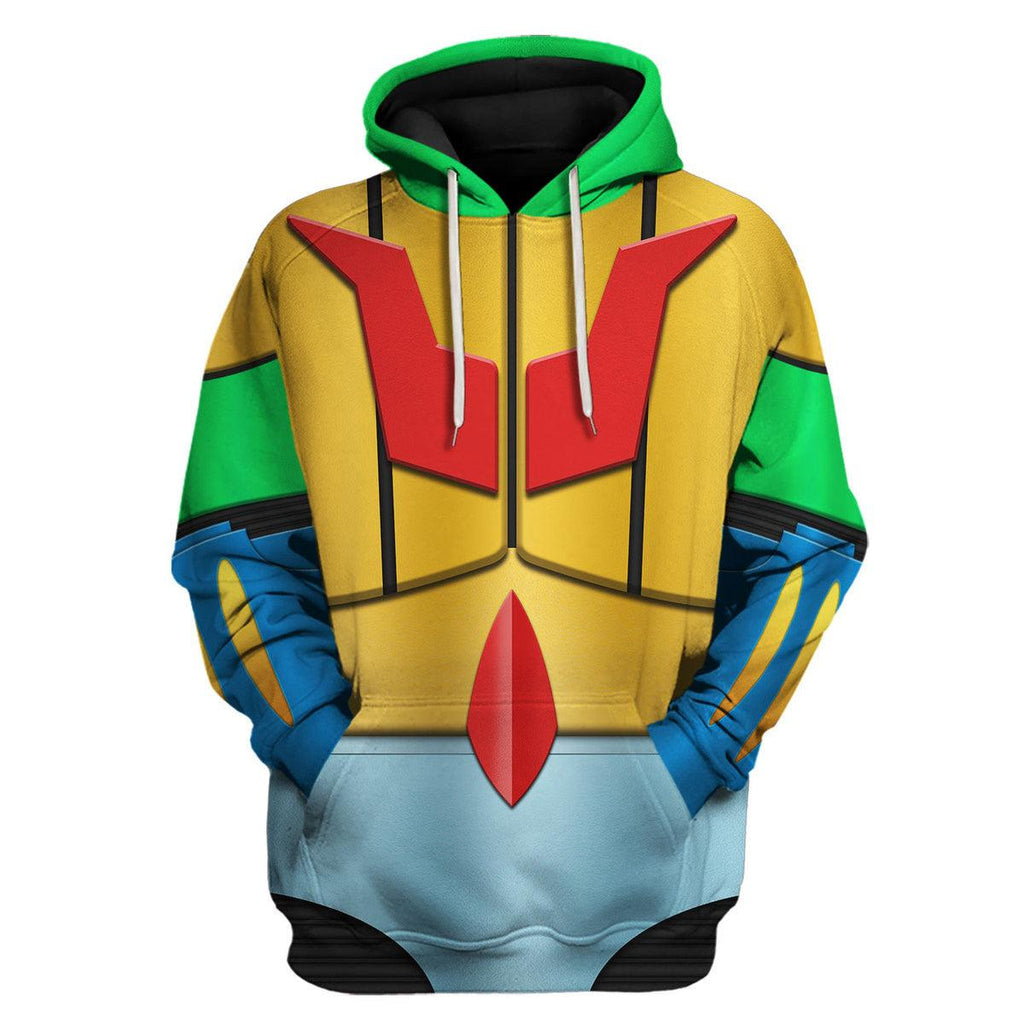 Mazinger Z Mazinger Jeeg Cosplay Costumes: Hoodies, T-Shirts, and Tracksuits | Gearhomie.com - DucG