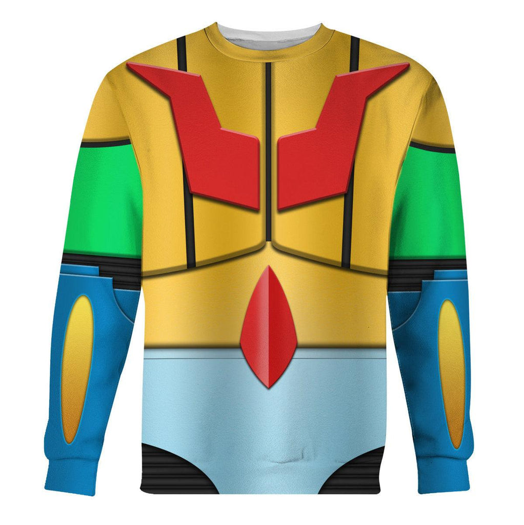 Mazinger Z Mazinger Jeeg Cosplay Costumes: Hoodies, T-Shirts, and Tracksuits | Gearhomie.com - DucG