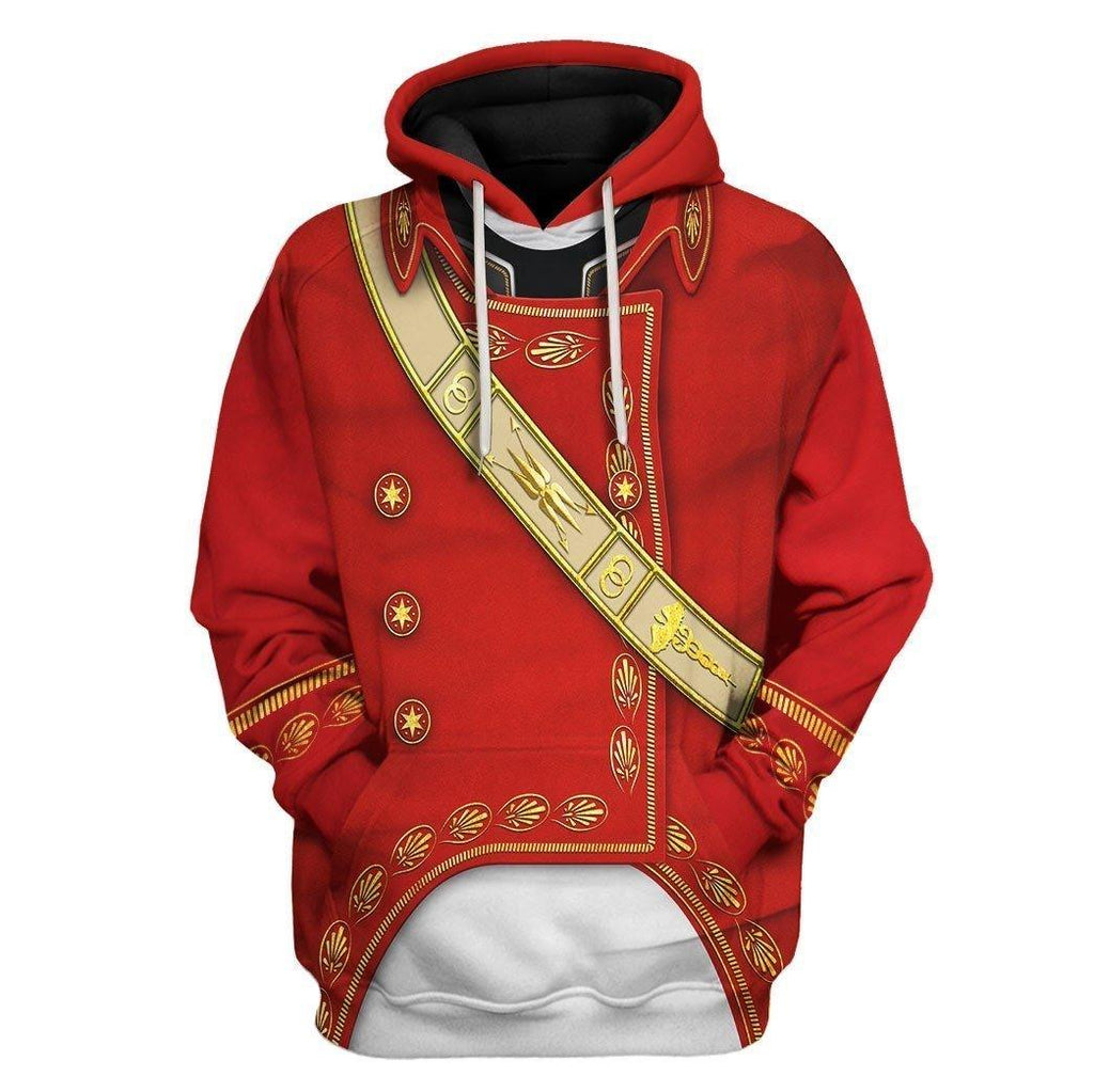 Napoleon Bonaparte Fleece Hoodie / S Qm457