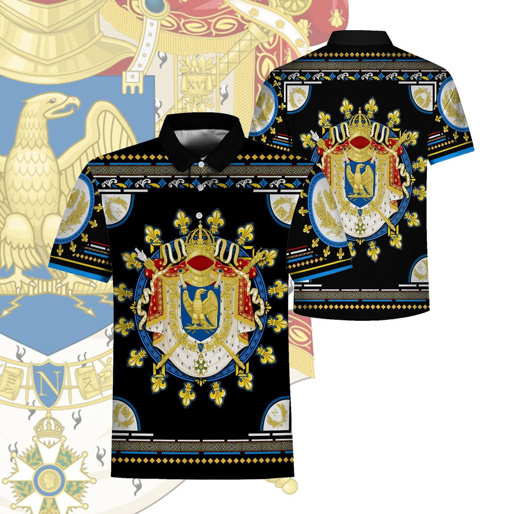 Napoleon Coat of Arms Tops All Over Printed - Gearhomie.com