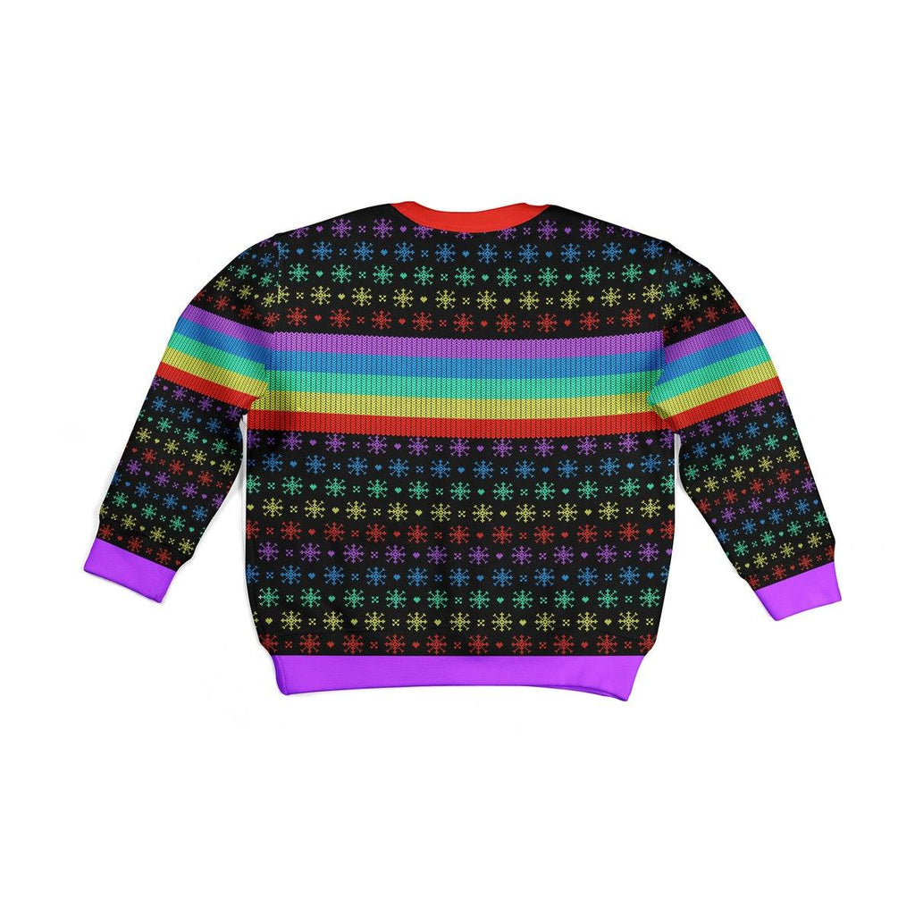 Oh Deer I'm Qeer Lgbt Christmas Kid Christmas Sweater - DucG