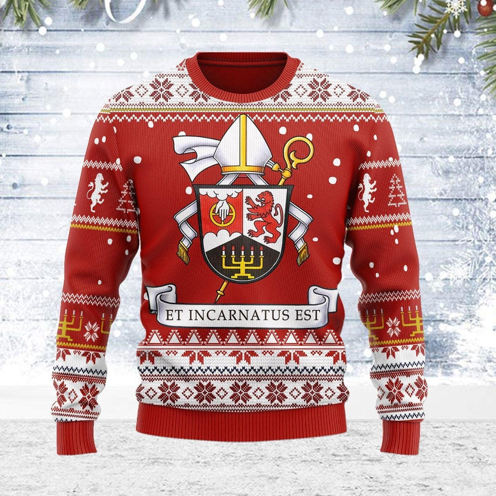 Order Of Saint Benedict Ugly Christmas Sweater - DucG