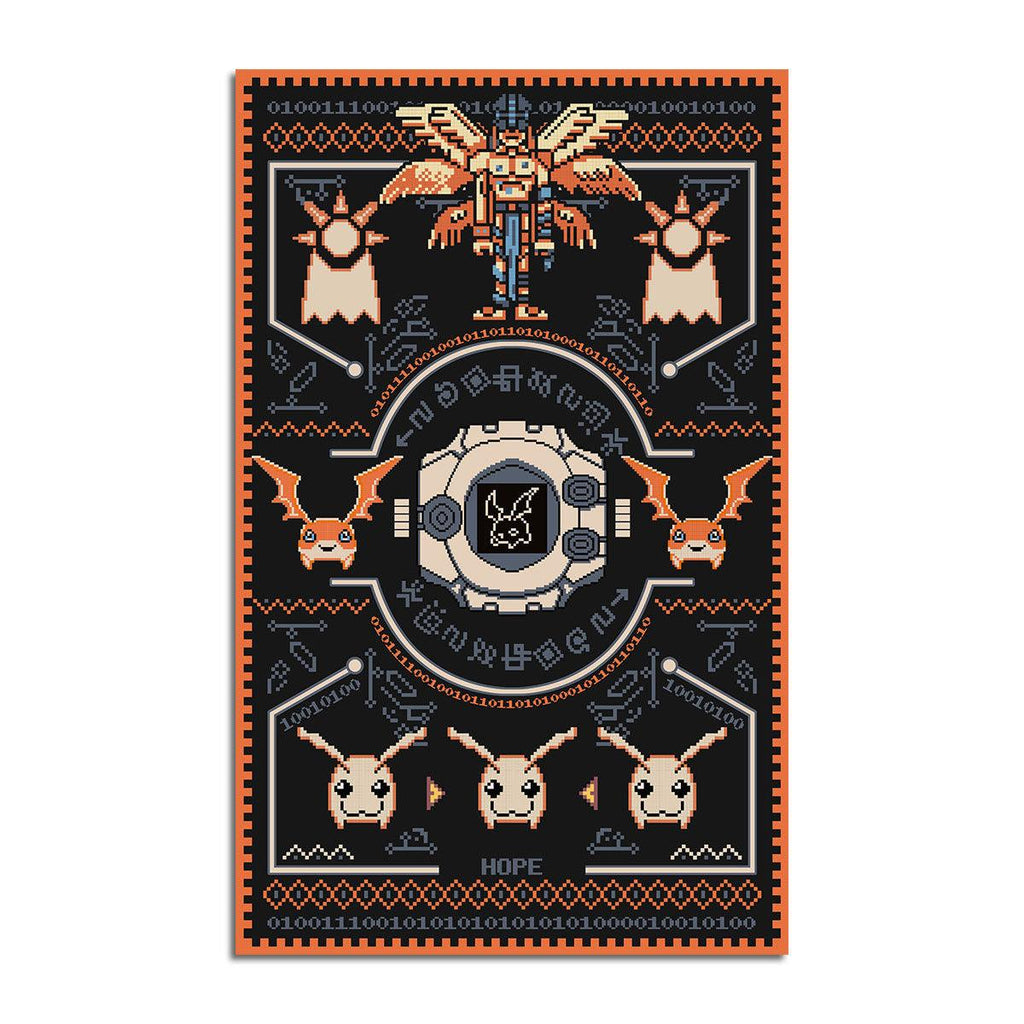 Patamon Digimon - Angemon Crest of Hope Rug - DucG