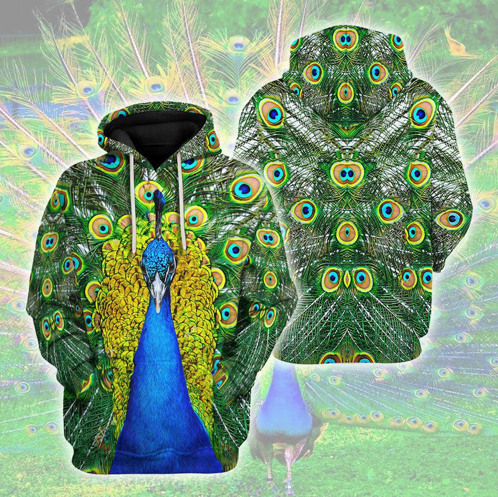 Peacock Animal Cosplay T-shirt Hoodie Sweatpants Apparel - DucG