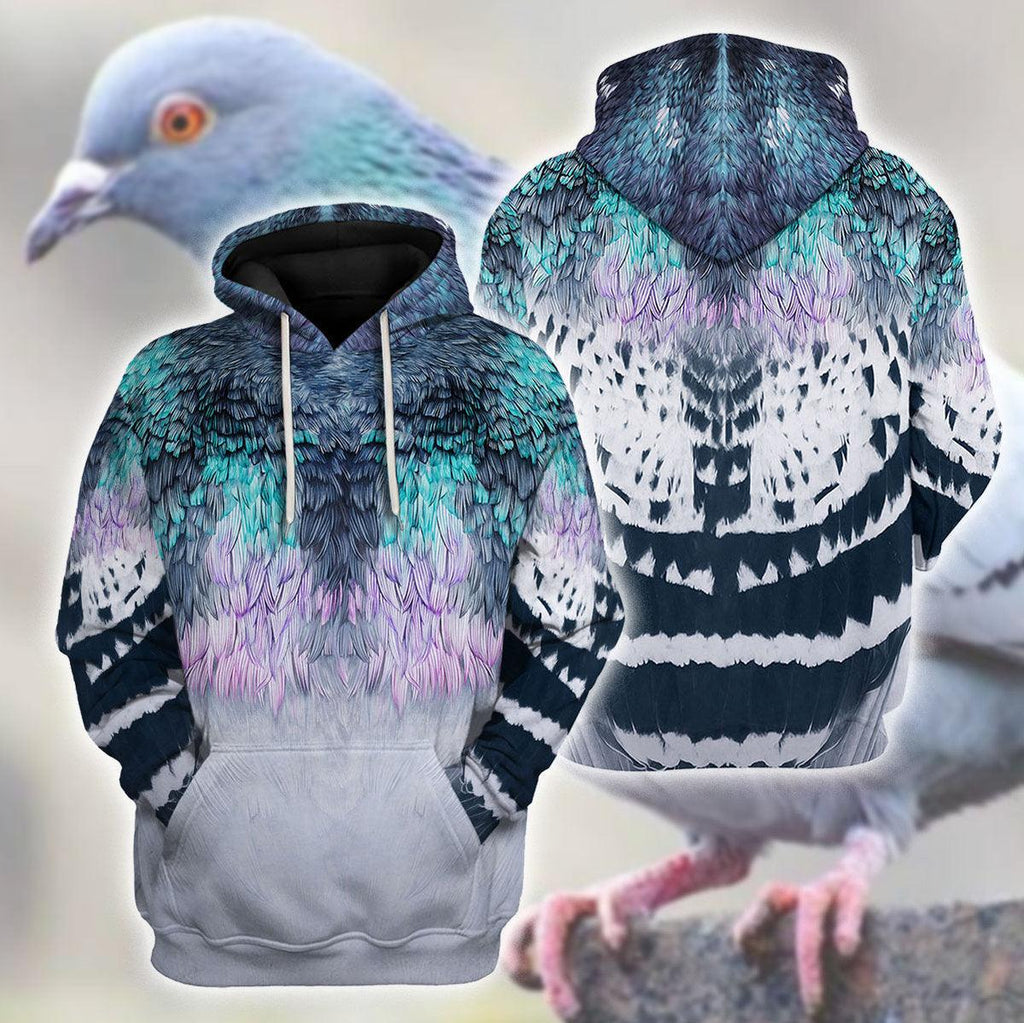 Pigeons Animal Cosplay T-shirt Hoodie Sweatpants Apparel - DucG