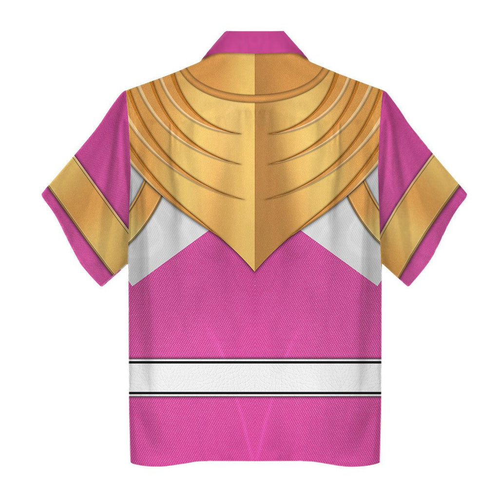 Pink Ranger Dragon Shield Hoodies Sweatshirt T-shirt Hawaiian Tracksuit - Gearhomie.com