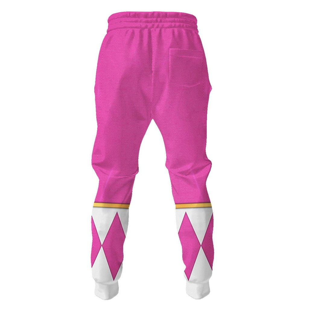 Pink Ranger Dragon Shield Hoodies Sweatshirt T-shirt Hawaiian Tracksuit - Gearhomie.com