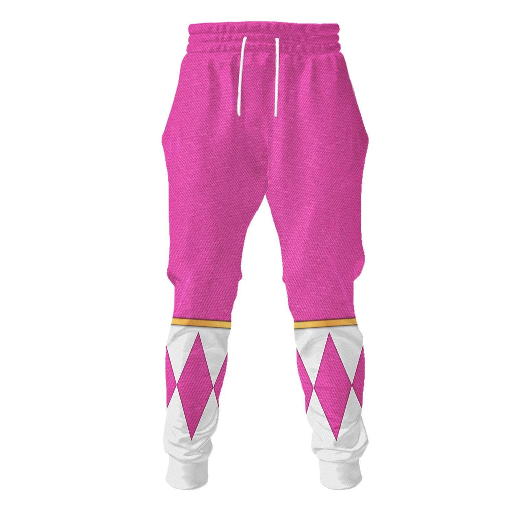 Pink Ranger Dragon Shield Hoodies Sweatshirt T-shirt Hawaiian Tracksuit - Gearhomie.com