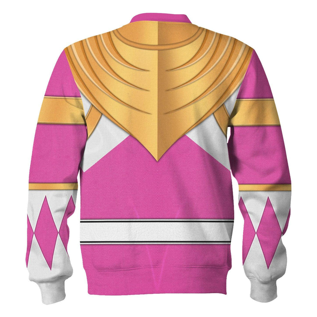 Pink Ranger Dragon Shield Hoodies Sweatshirt T-shirt Hawaiian Tracksuit - Gearhomie.com