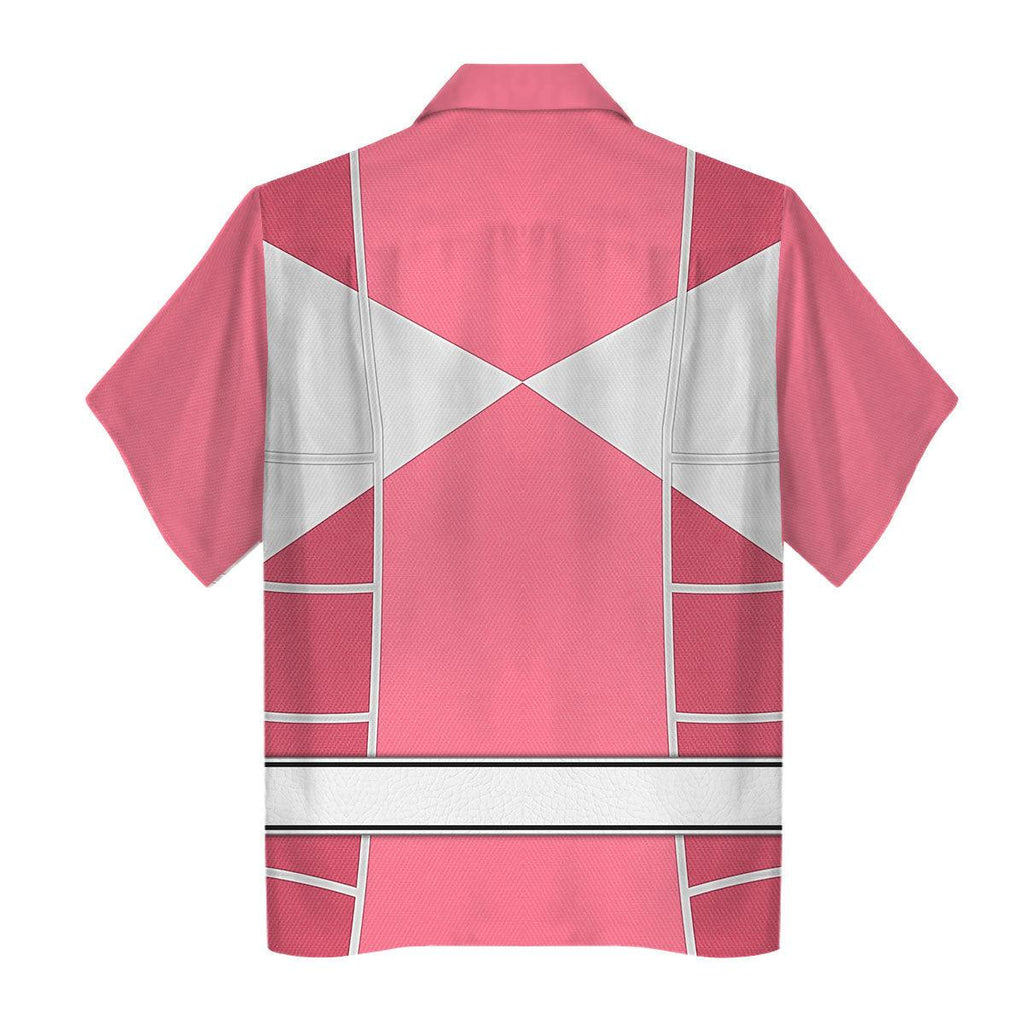 Pink Ranger Mighty Morphin Cosplay Hoodies Sweatshirt T-shirt Hawaiian - Gearhomie.com