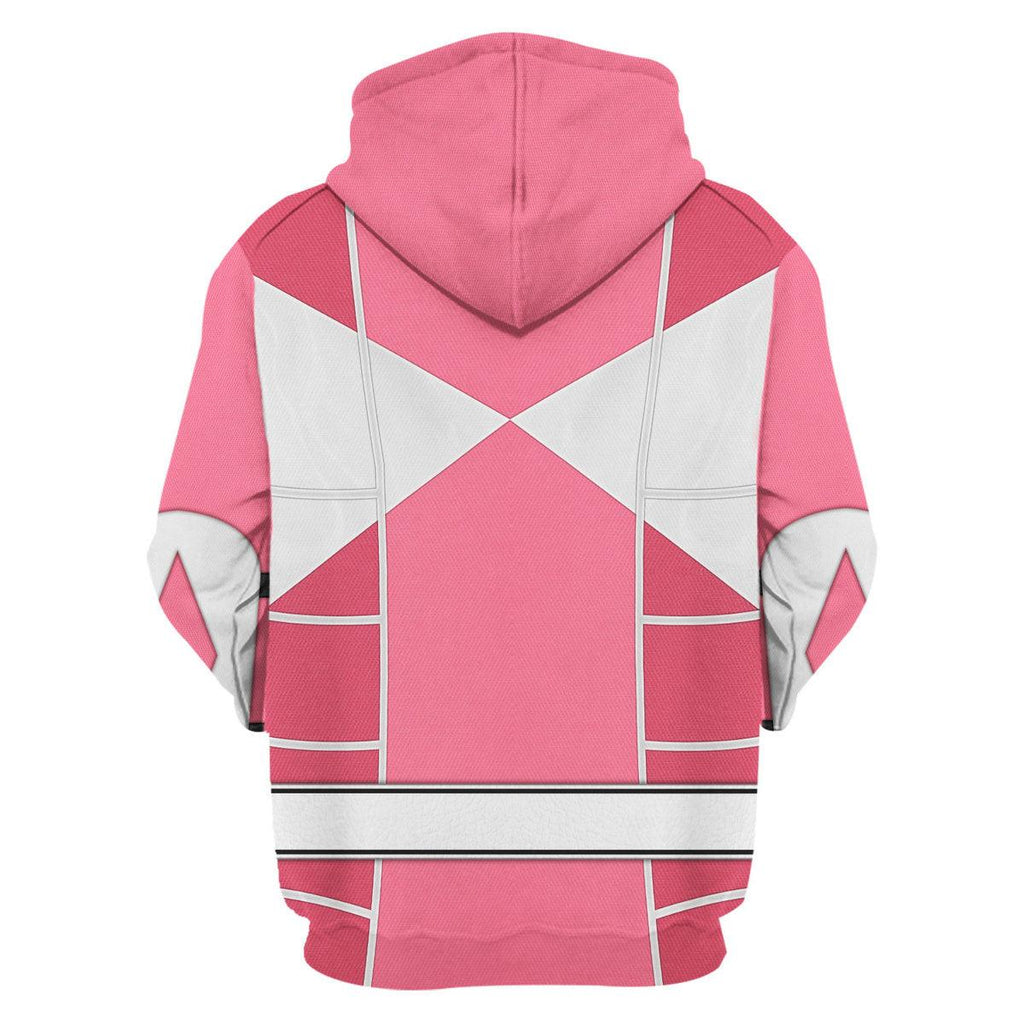 Pink Ranger Mighty Morphin Cosplay Hoodies Sweatshirt T-shirt Hawaiian - Gearhomie.com