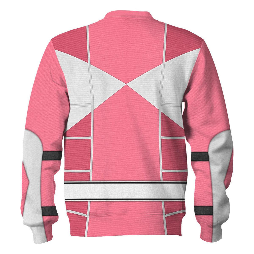 Pink Ranger Mighty Morphin Cosplay Hoodies Sweatshirt T-shirt Hawaiian - Gearhomie.com