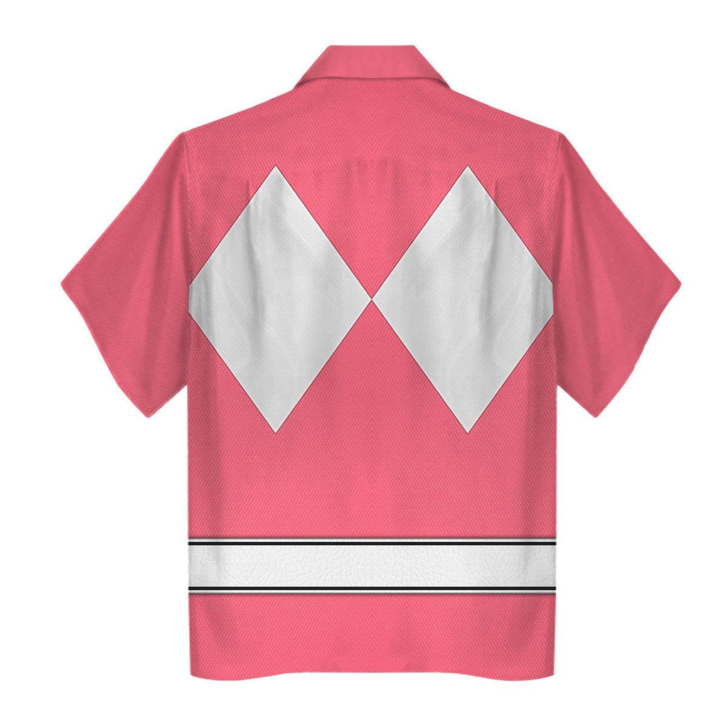 Pink Ranger Mighty Morphin The Movie (1995) Hoodies Sweatshirt T-shirt Hawaiian - Gearhomie.com