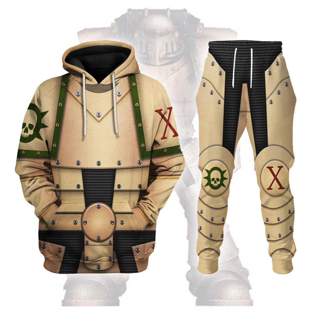 Pre-Heresy Death Guard Legion Colour Scheme T-shirt Hoodie Sweatpants Cosplay - DucG
