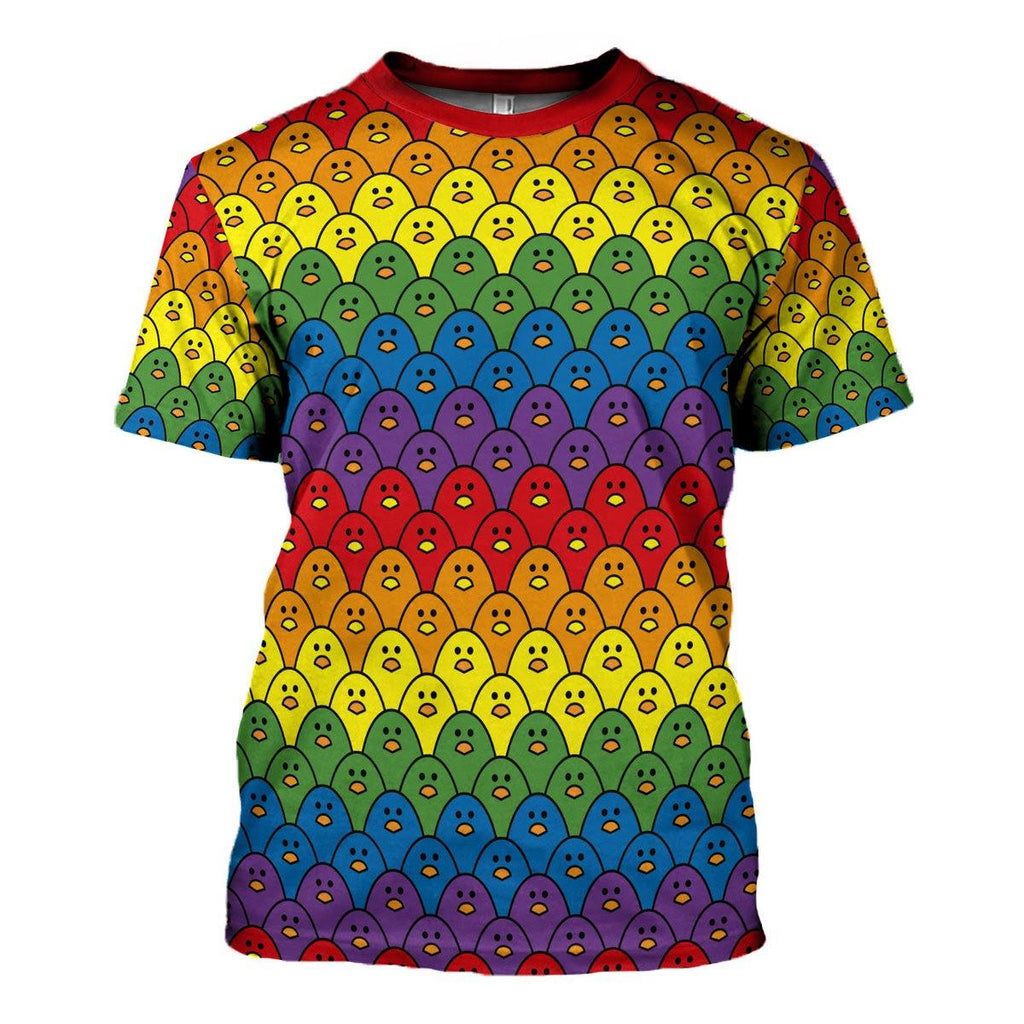 Rainbow Chick LGBT+ Tops - DucG