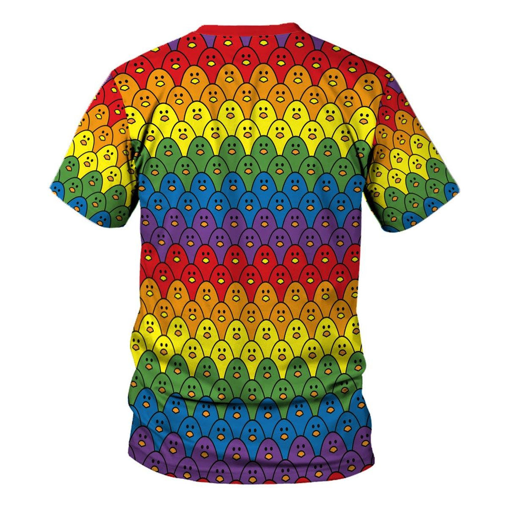 Rainbow Chick LGBT+ Tops - DucG