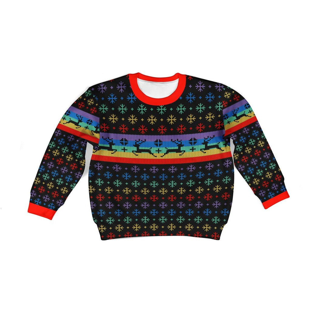 LGBT Kid Christmas Sweater - DucG