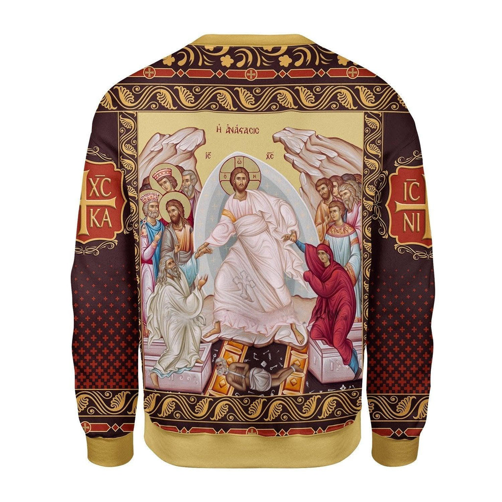 Resurrection of Christ Sweatshirt - DucG