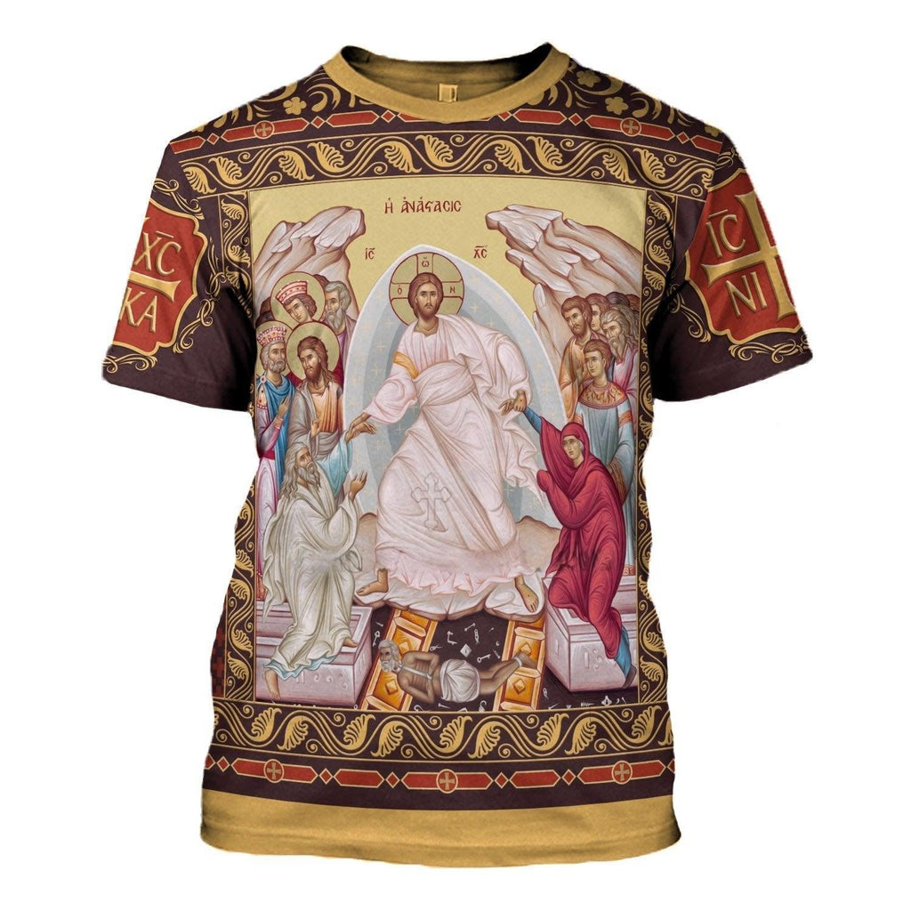 Resurrection of Christ T-shirt - DucG