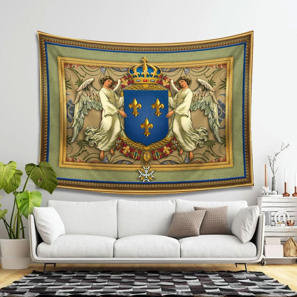 Royal Coat of Arms of France Tapestry - DucG