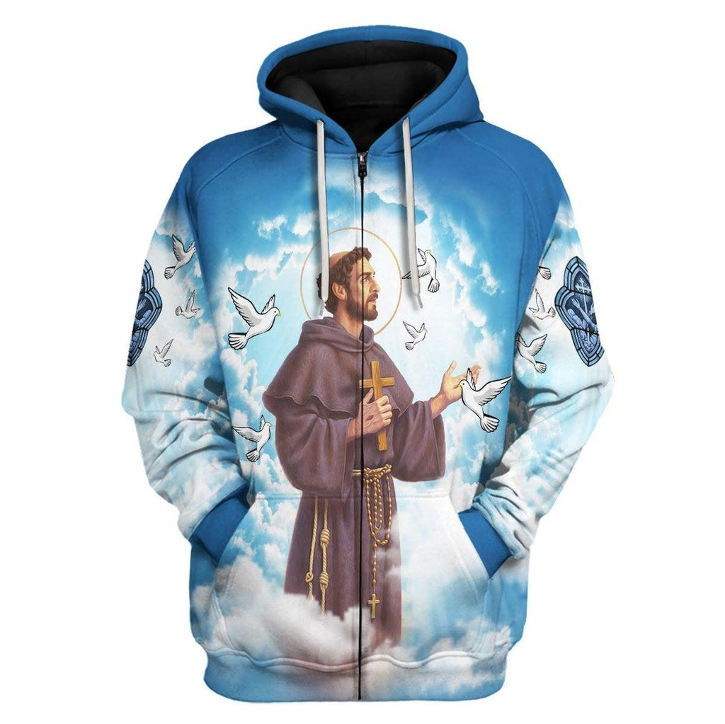 Saint Francis Of Assisi Hoodie - DucG