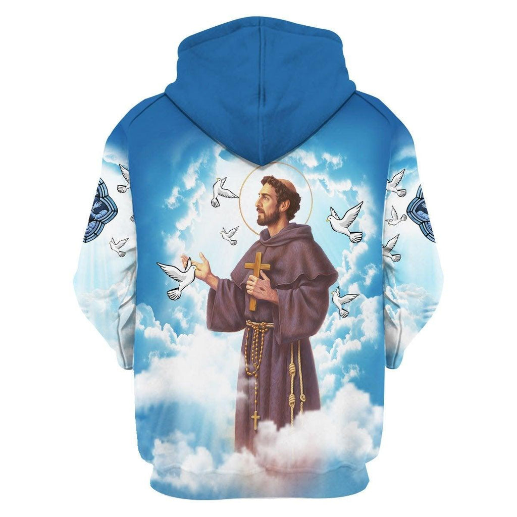 Saint Francis Of Assisi Hoodie - DucG