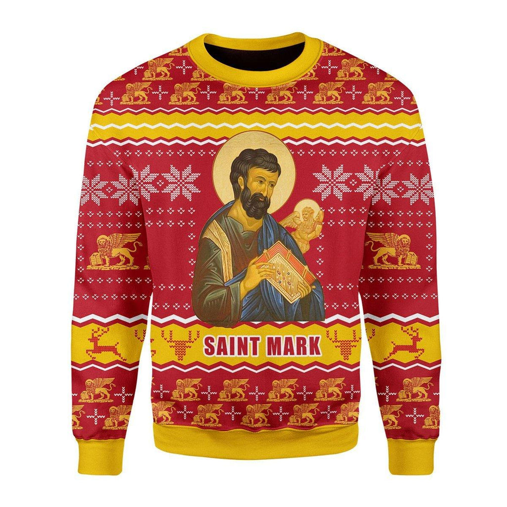 Saint Mark The Evangelist Christmas Sweater - DucG