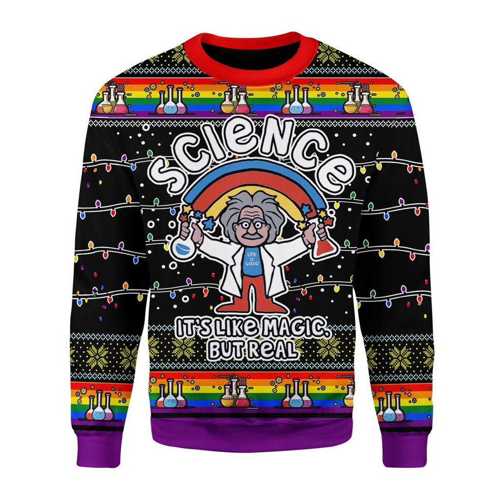 Science LGBT Christmas Sweater - DucG