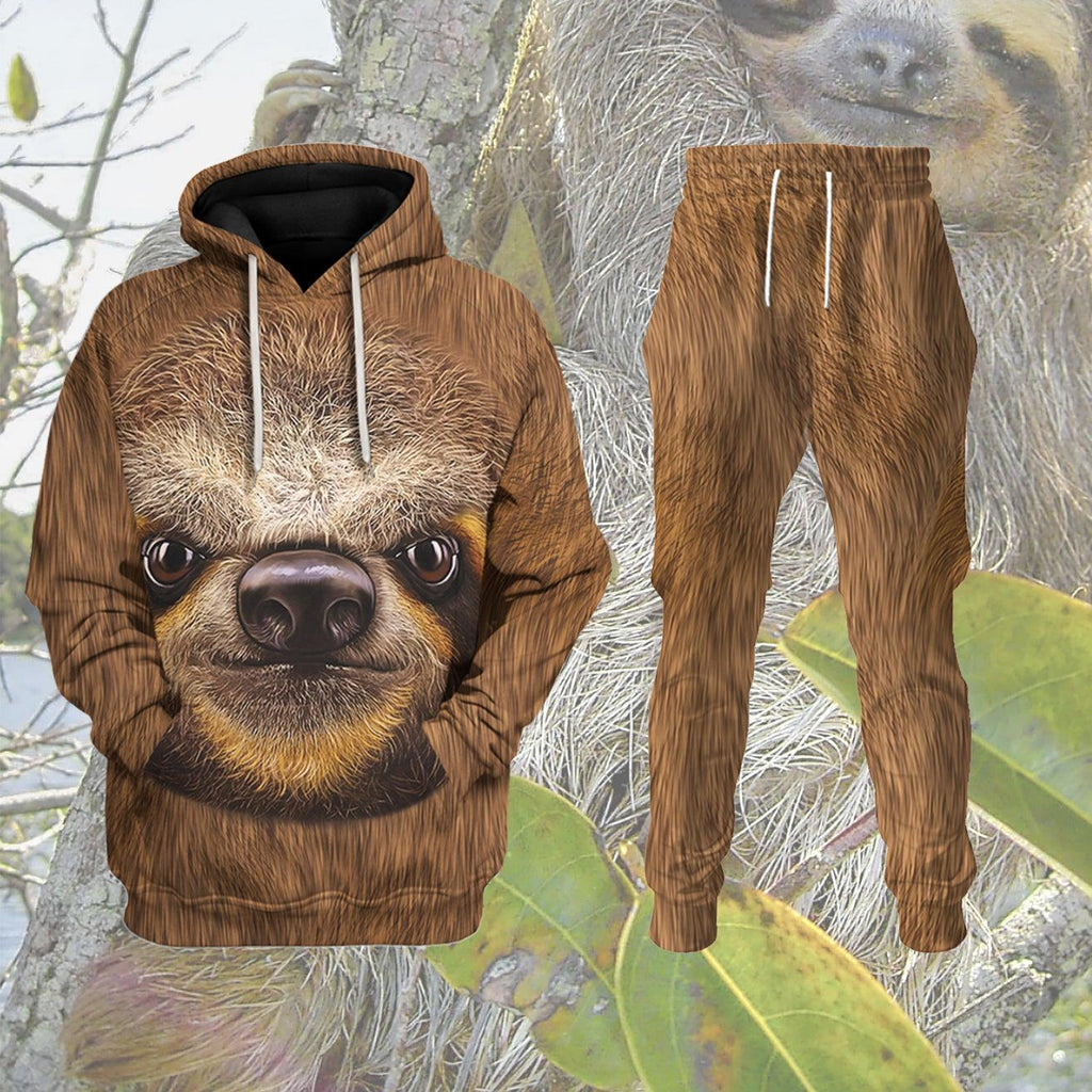 Sloth Animal Cosplay T-shirt Hoodie Sweatpants Apparel - DucG
