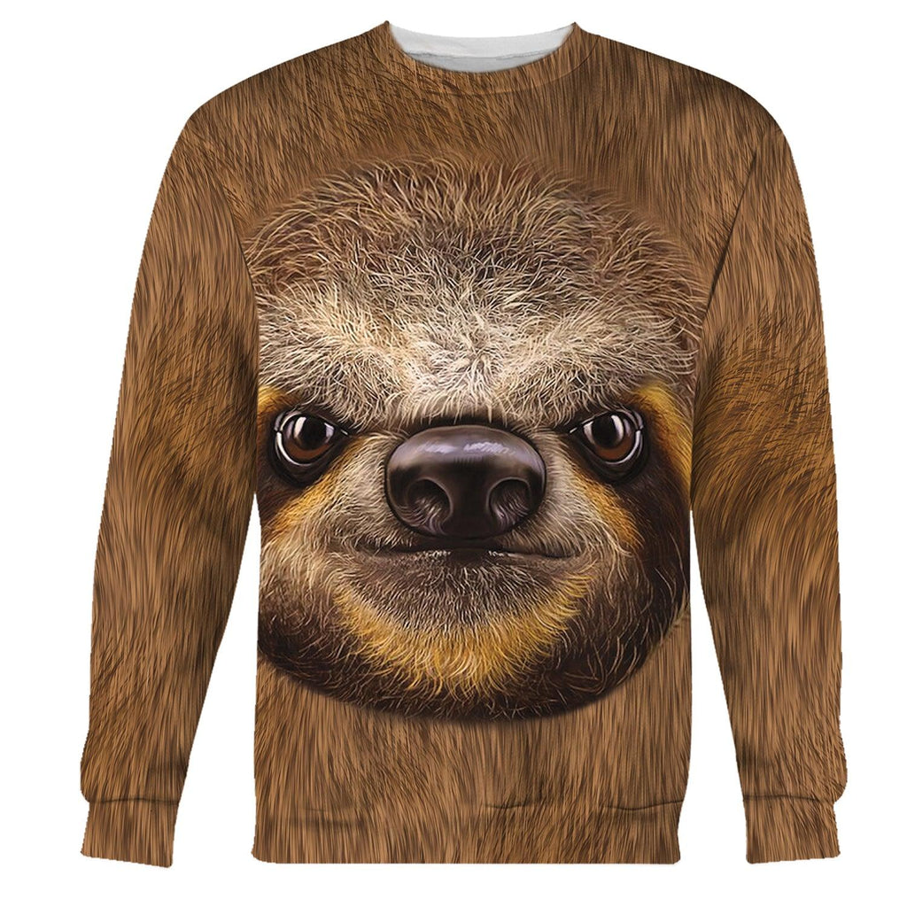 Sloth Animal Cosplay T-shirt Hoodie Sweatpants Apparel - DucG