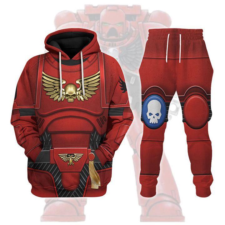 Space Marines Blood Angels V2 T-shirt Hoodie Sweatpants Cosplay - DucG