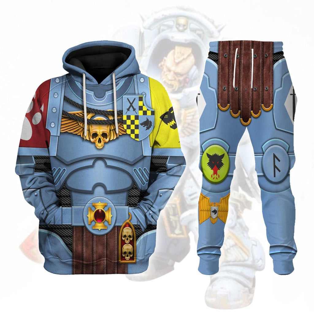 Space Wolves Captain T-shirt Hoodie Sweatpants Cosplay - DucG