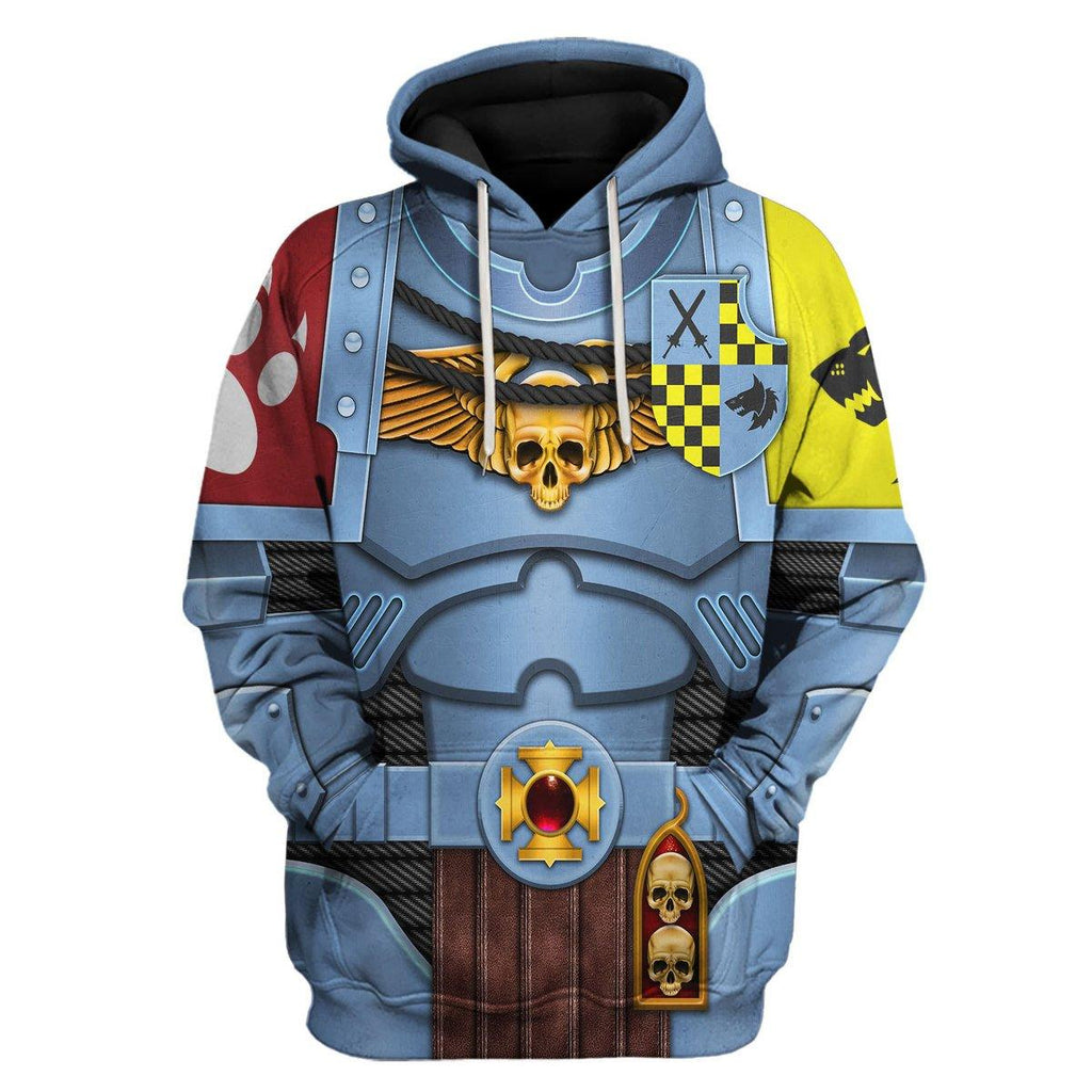 Space Wolves Captain T-shirt Hoodie Sweatpants Cosplay - DucG