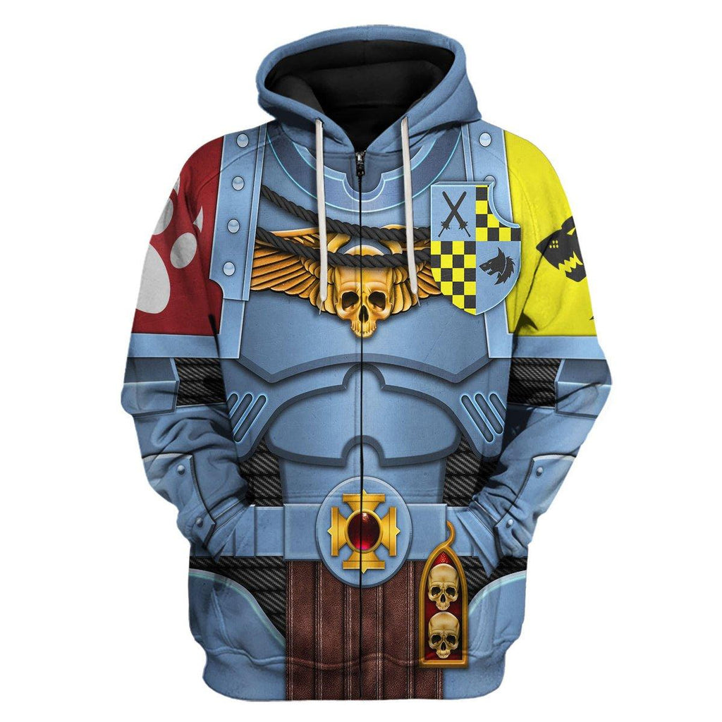 Space Wolves Captain T-shirt Hoodie Sweatpants Cosplay - DucG