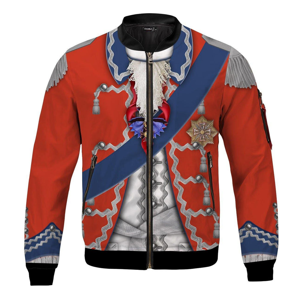 Stanislaw August Poniatowski (King of Poland) Bomber Jacket - DucG