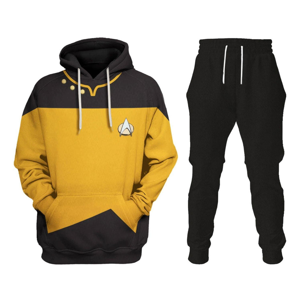 The Next Generation Yellow T-shirt Hoodie Sweatpants Apparel - Gearhomie.com