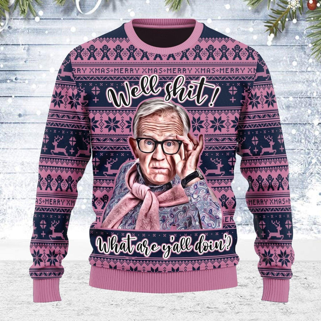 Well Shit Ugly Christmas Sweater - DucG