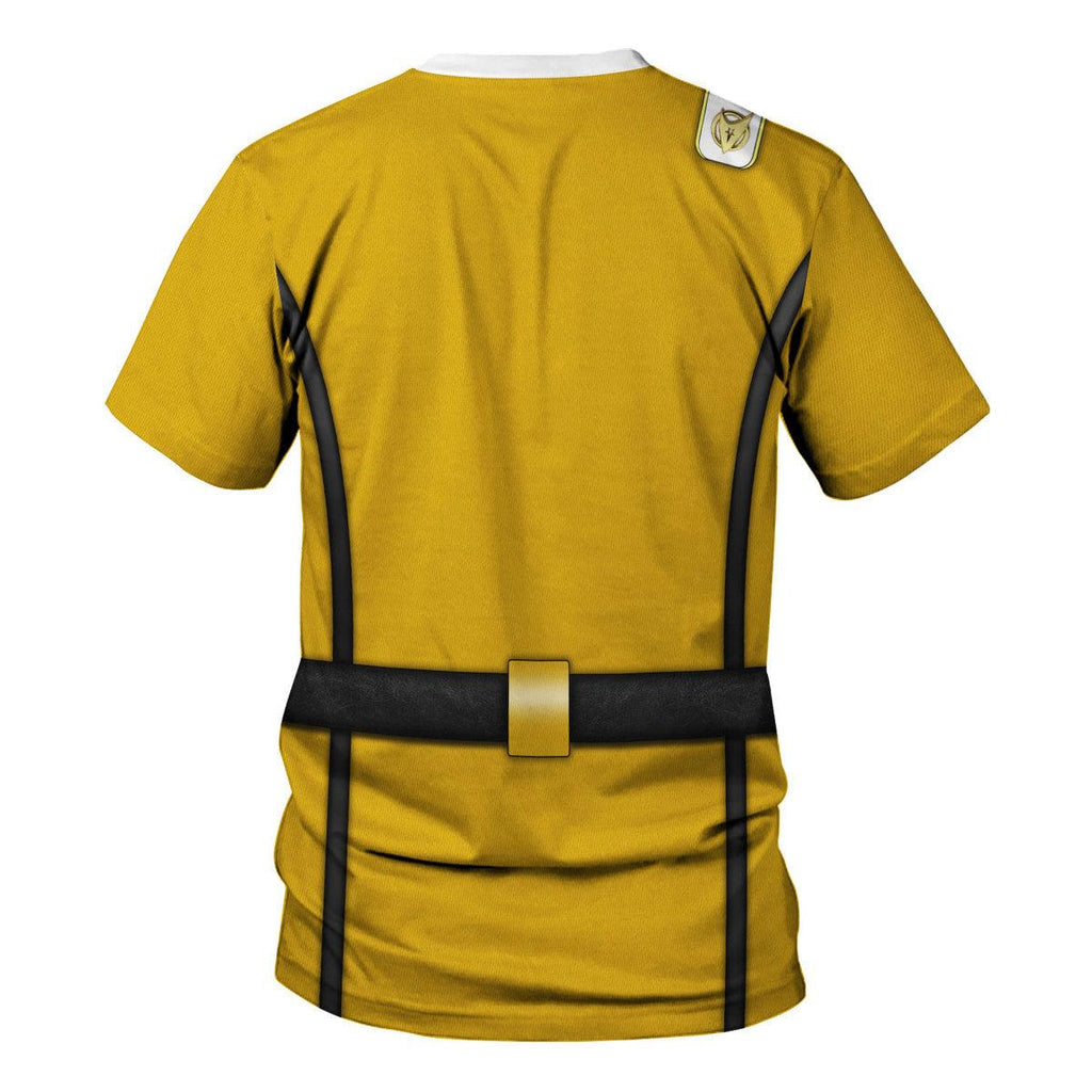 Wrath Of Khan Kirk Spock Starfleet Yellow T-shirt Hoodie Sweatpants Apparel - Gearhomie.com