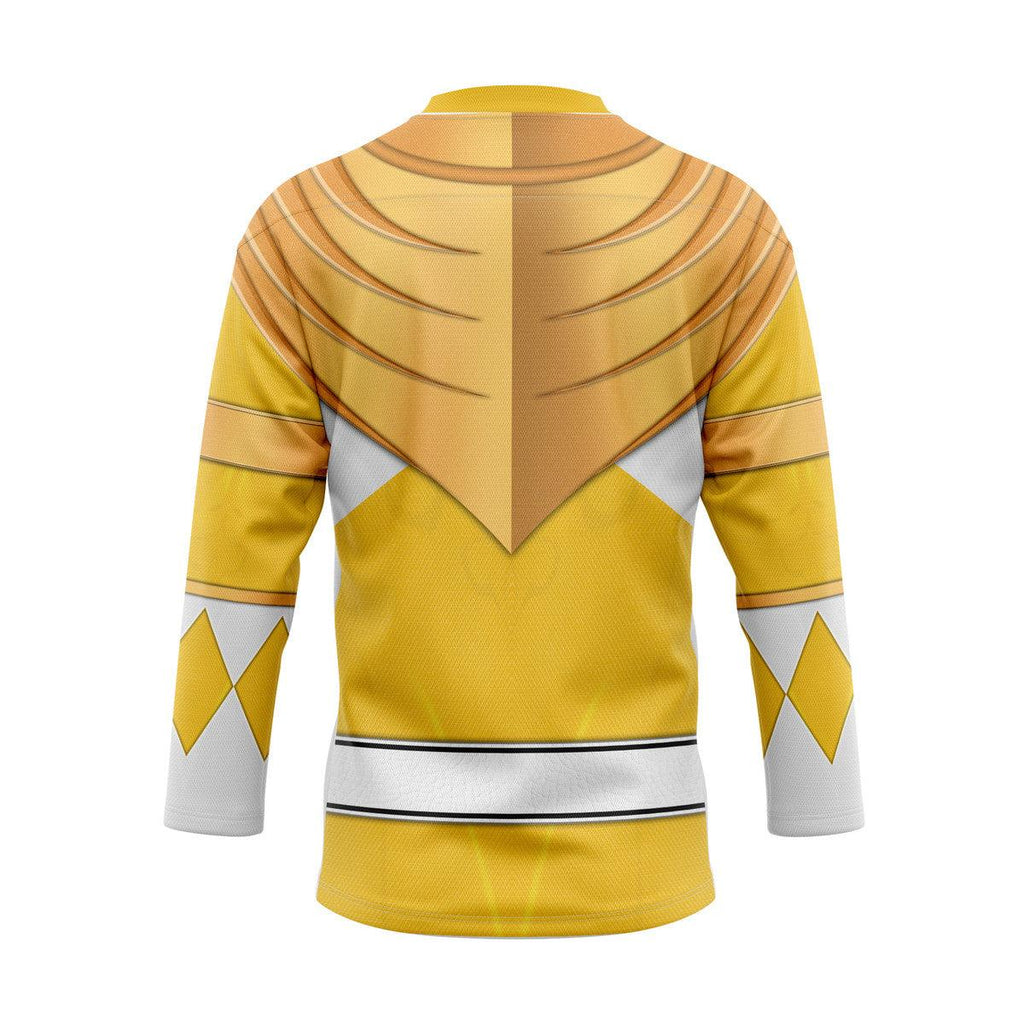 Yellow Ranger Dragon Shield Hockey Jersey - Gearhomie.com