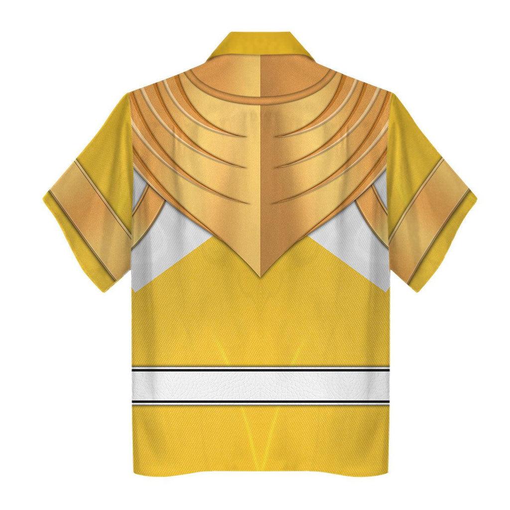 Yellow Ranger Dragon Shield Hoodies Sweatshirt T-shirt Hawaiian Tracksuit - Gearhomie.com