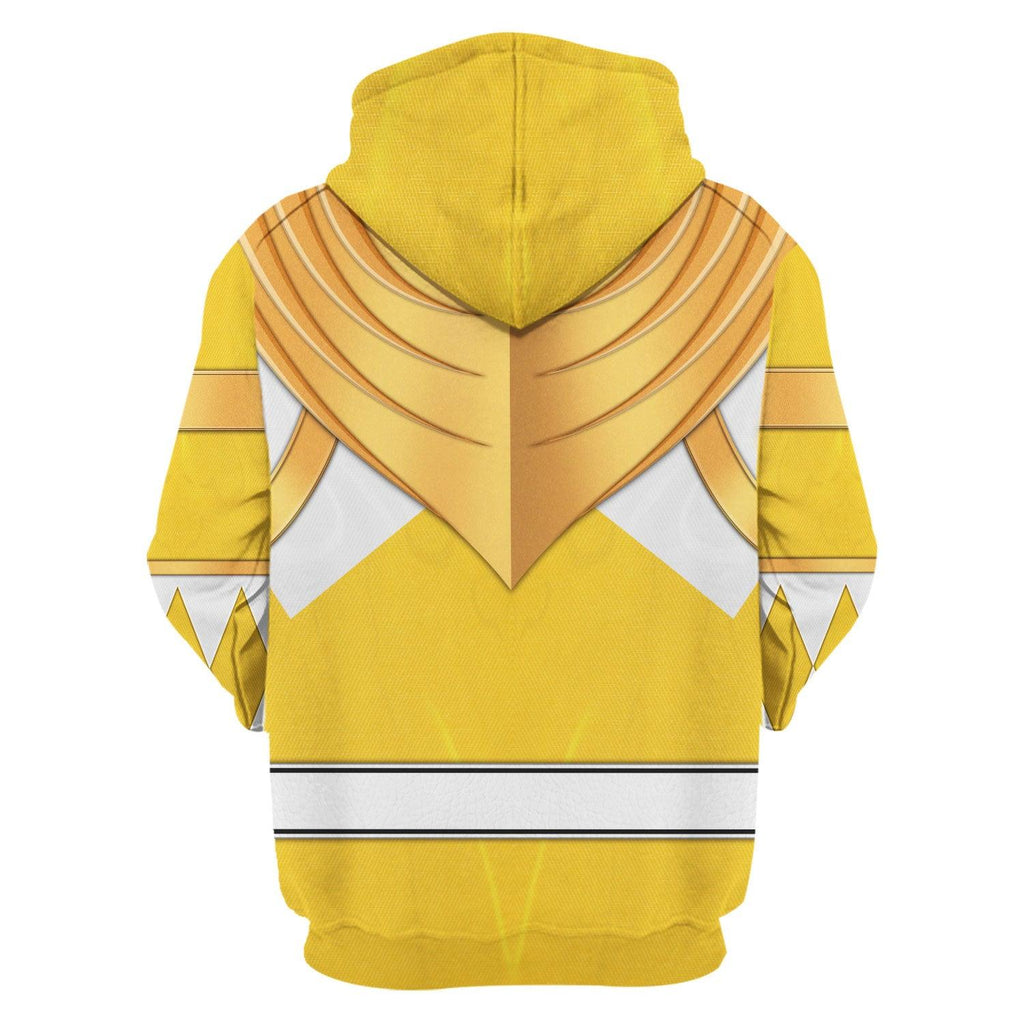 Yellow Ranger Dragon Shield Hoodies Sweatshirt T-shirt Hawaiian Tracksuit - Gearhomie.com